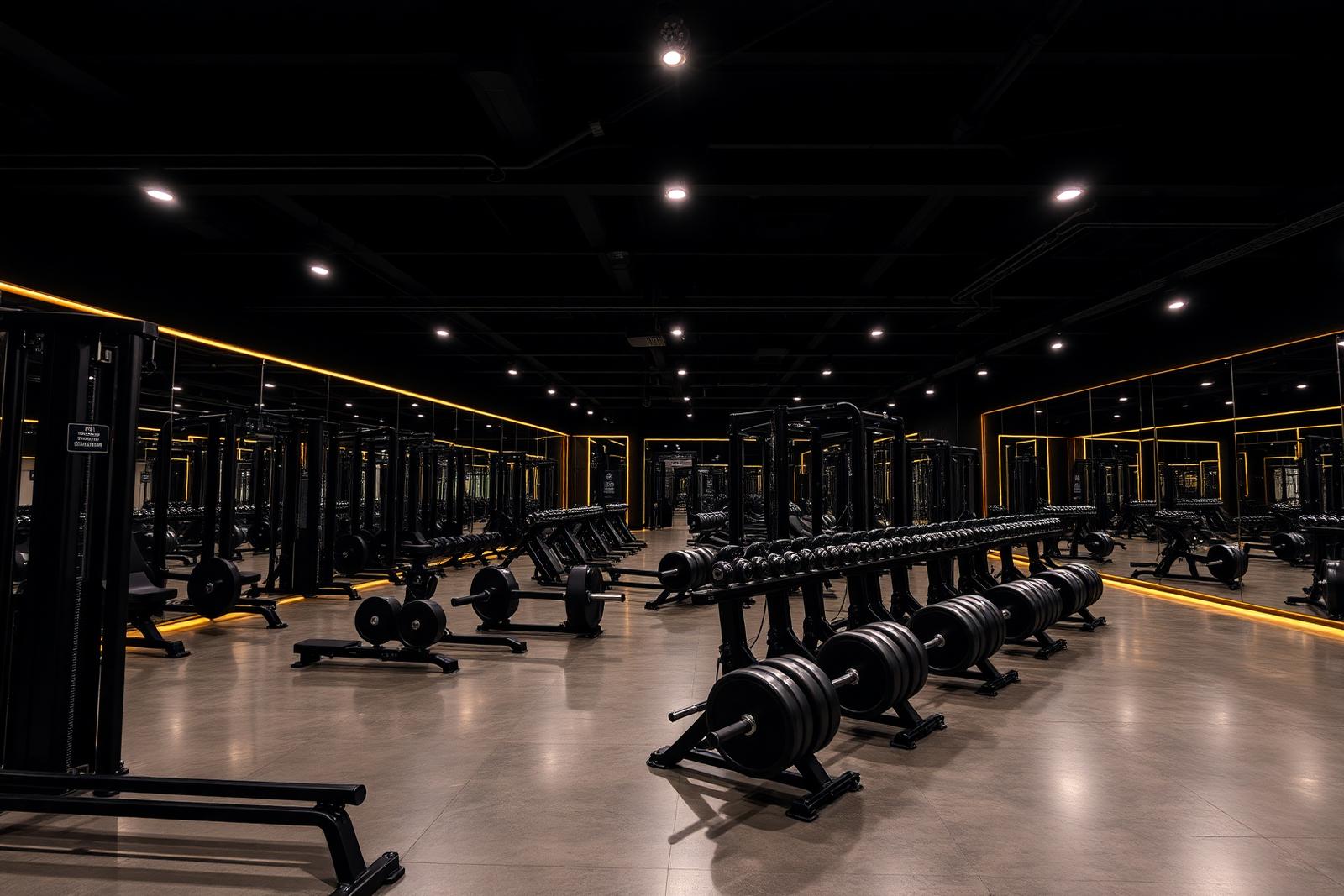 Luxury Titan Elite gym interior